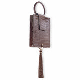 LARA CROCO MARRON