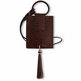 LARA CROCO MARRON